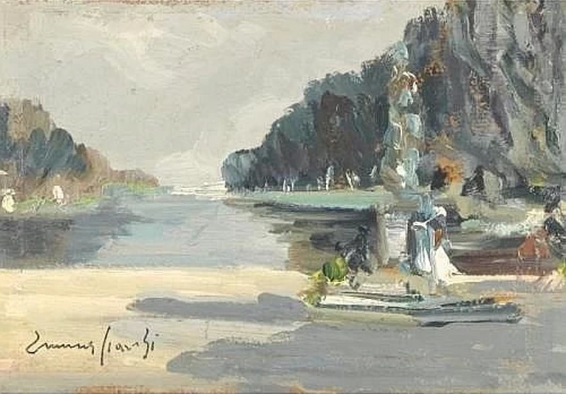 Figure in giardino